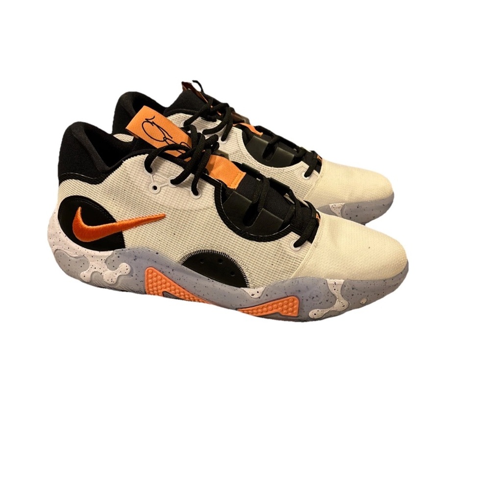 Size 13-Nike PG 6 White Black Bright Crimson DC1974-100 Men's Rare & Unique